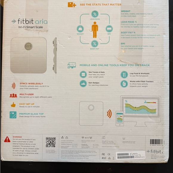 Fitbit Aria Wi-Fi Smart Scale - Picture 2 of 4